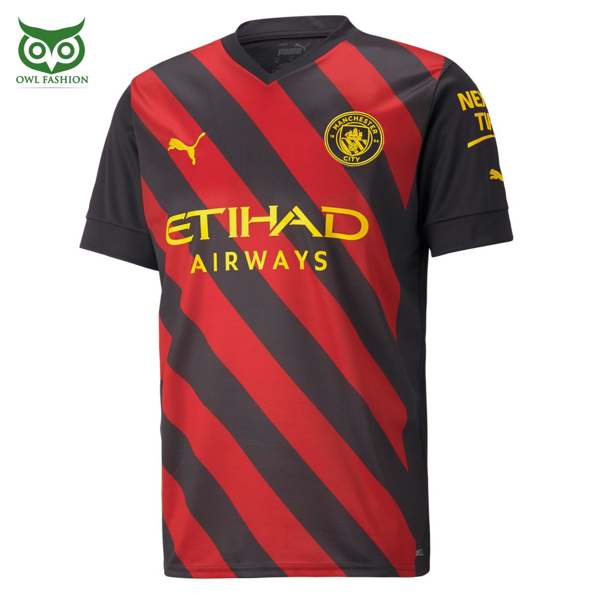 Etihad Airways Manchester City Premier League 2023 3D TShirt