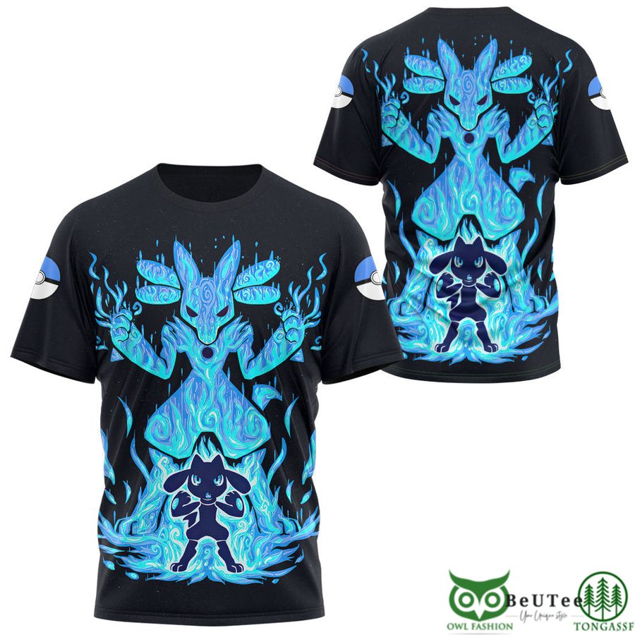 Evolve Riolu within Lucario T-Shirt Apparel Pokemon