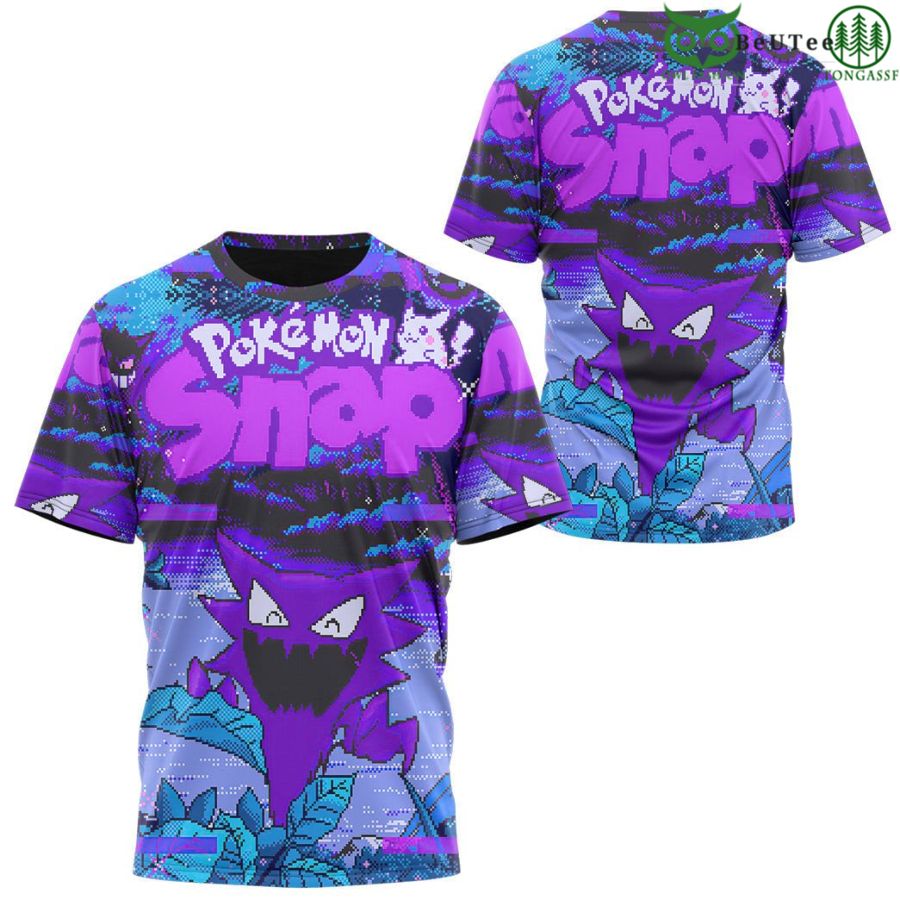 Haunter Ghost Pixel T-Shirt Apparel Pokemon