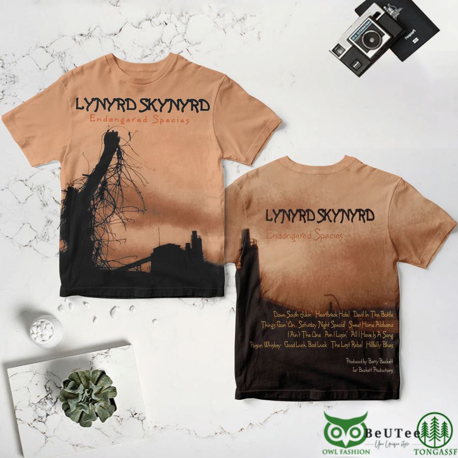 LYNYRD SKYNYRD Endangered Species ROCK 3D T-shirt