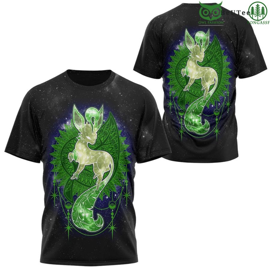 Leafeon Starry T-Shirt Pokemon