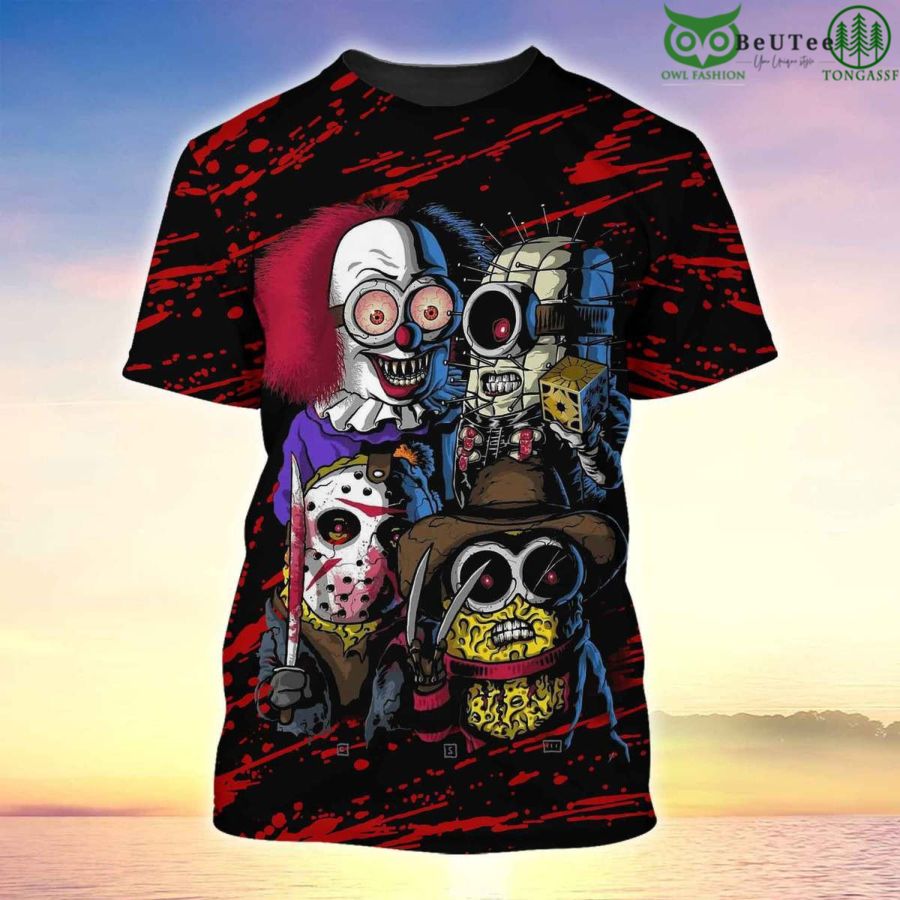 Minion Halloween Horror Characters 3D TShirt