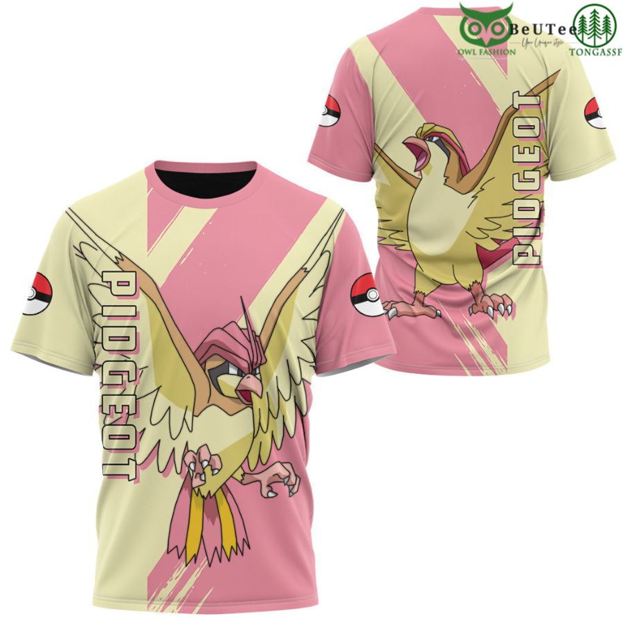 Pidgeot T-Shirt T shirt 3D Apparel Pokemon