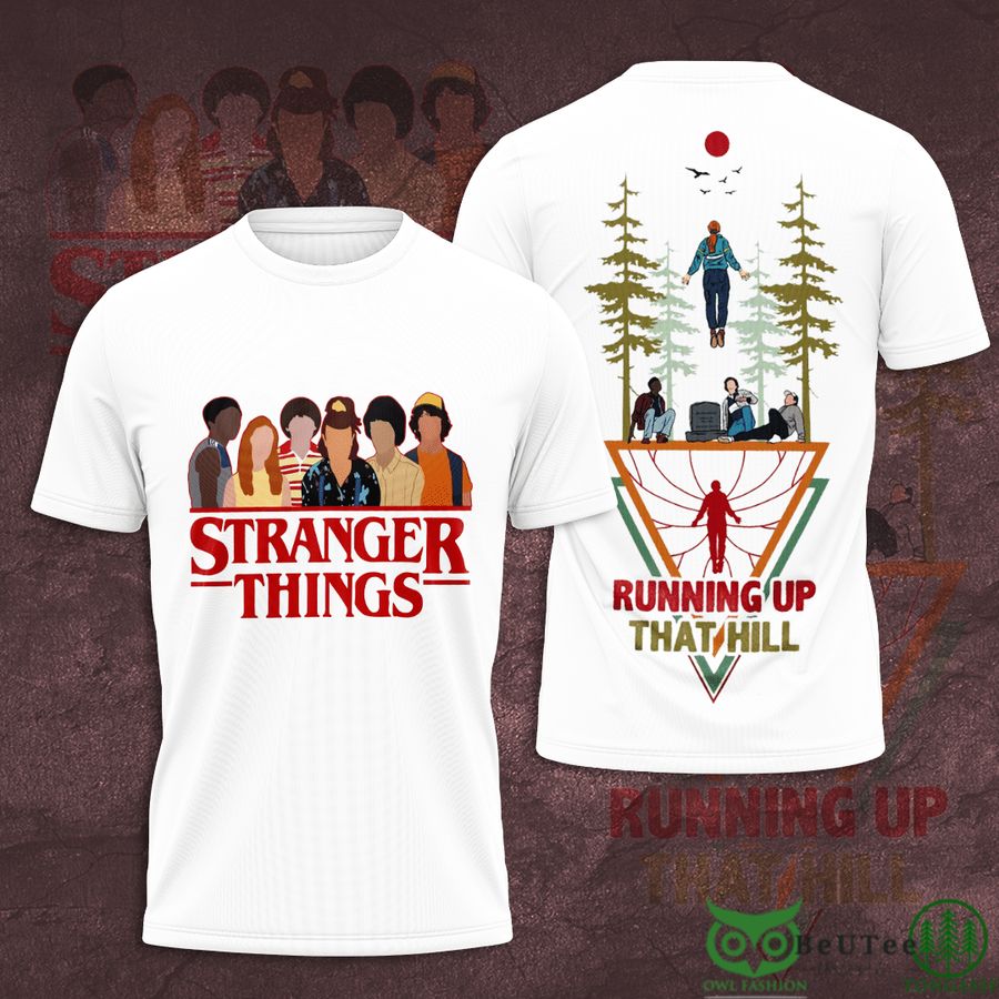 Stranger Things Running Up That Hill 3D Tshirt