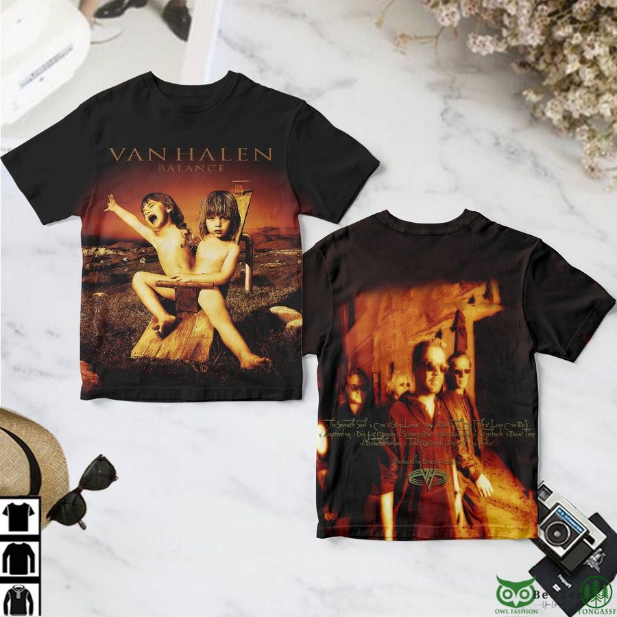 Van Halen BALANCE ALL OVER PRINT 3D T-SHIRT