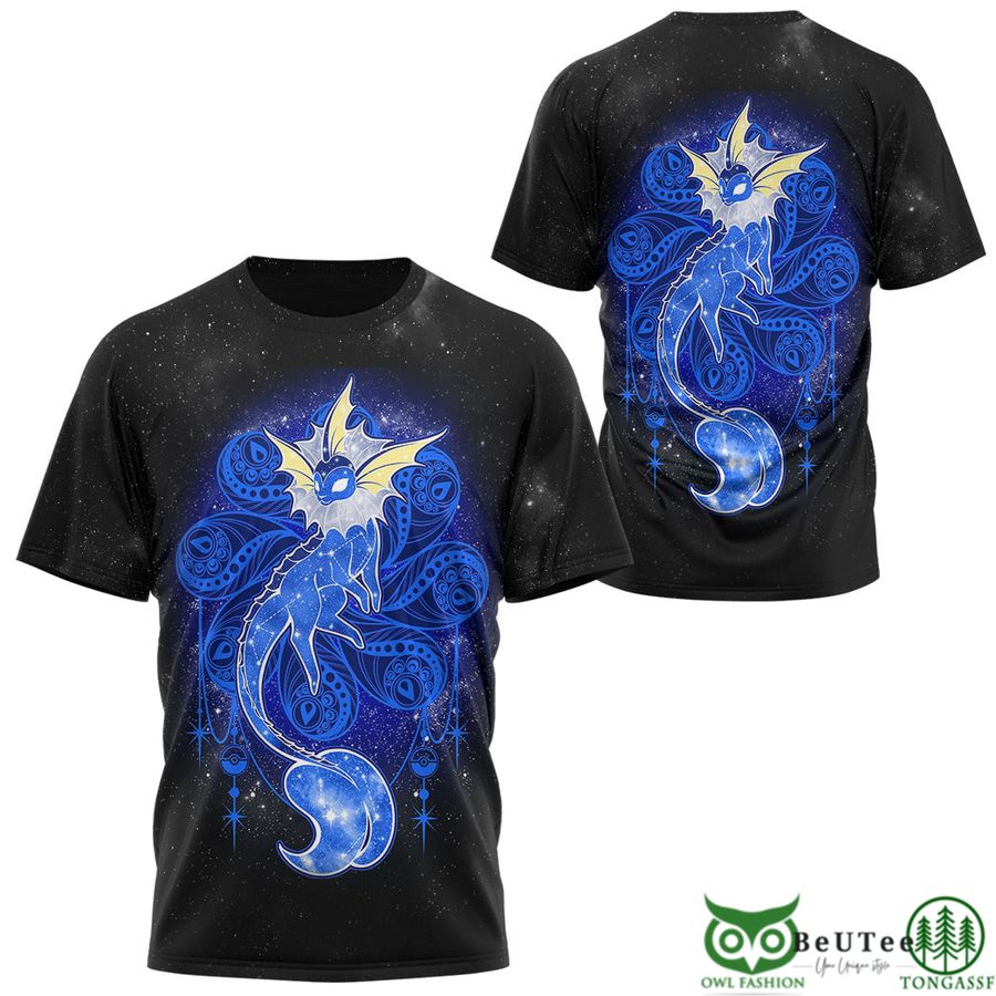 Vaporeon Starry T-Shirt Pokemon