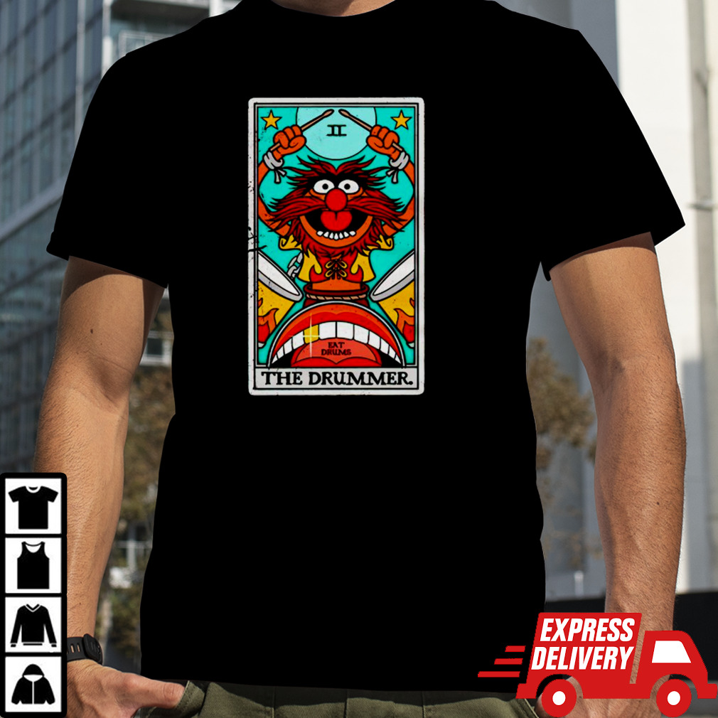 Animal The Muppets The Drummer tarot card shirt