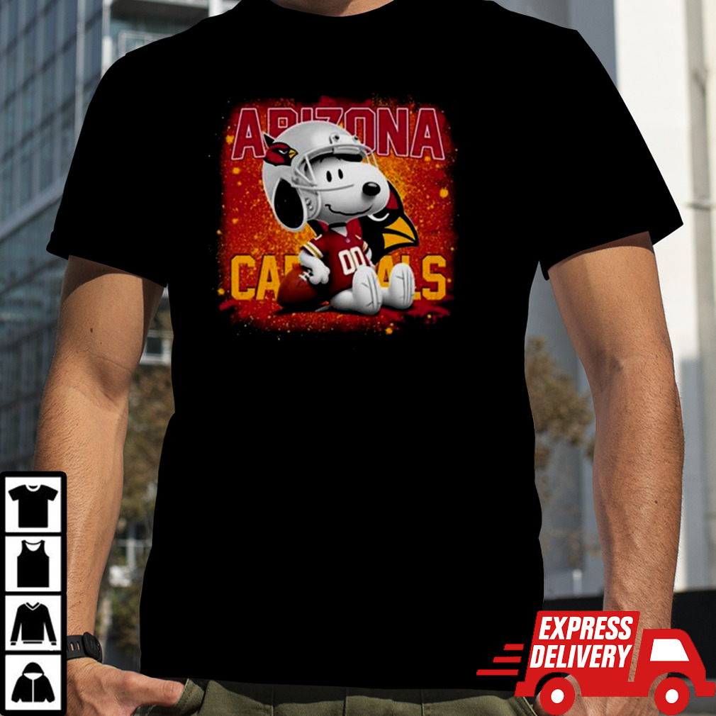 Arizona Cardinals Football Mix Snoopy T-shirt