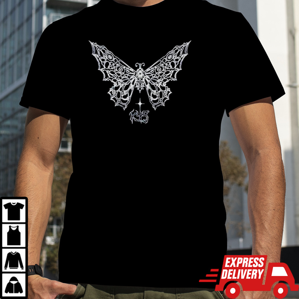 Cyber butterfly logo shirt