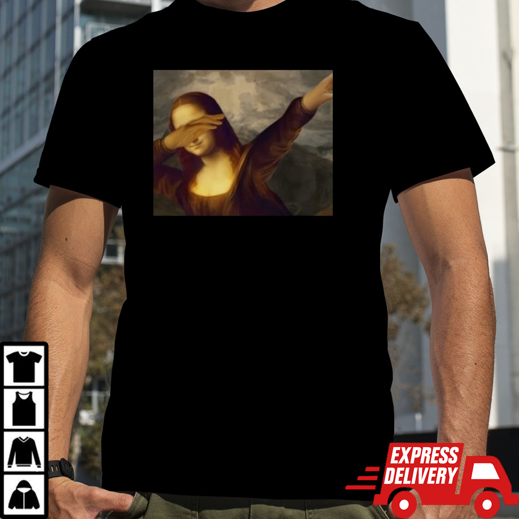 Florence Pugh Daily Mona Lisa Dab Meme Shirt