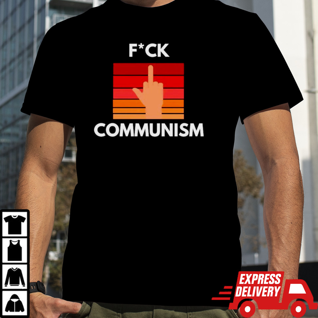 Fuck communism retro shirt