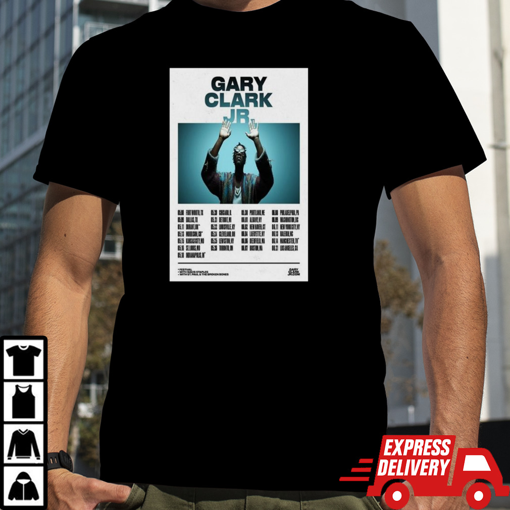 Gary Clark Jr Tour 2024 Electronic Schedule T-shirt