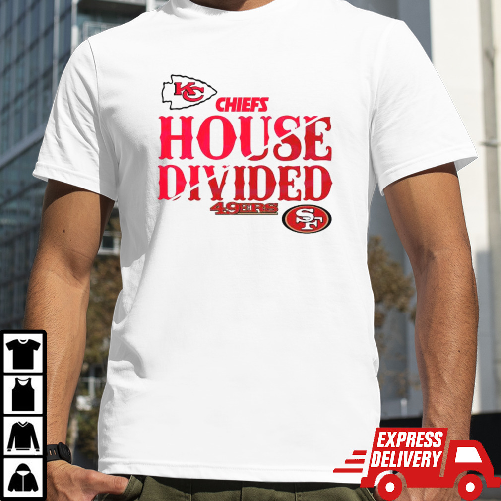 House Divided Kansas City Chiefs vs San Francisco 49ers 2024 T-shirt