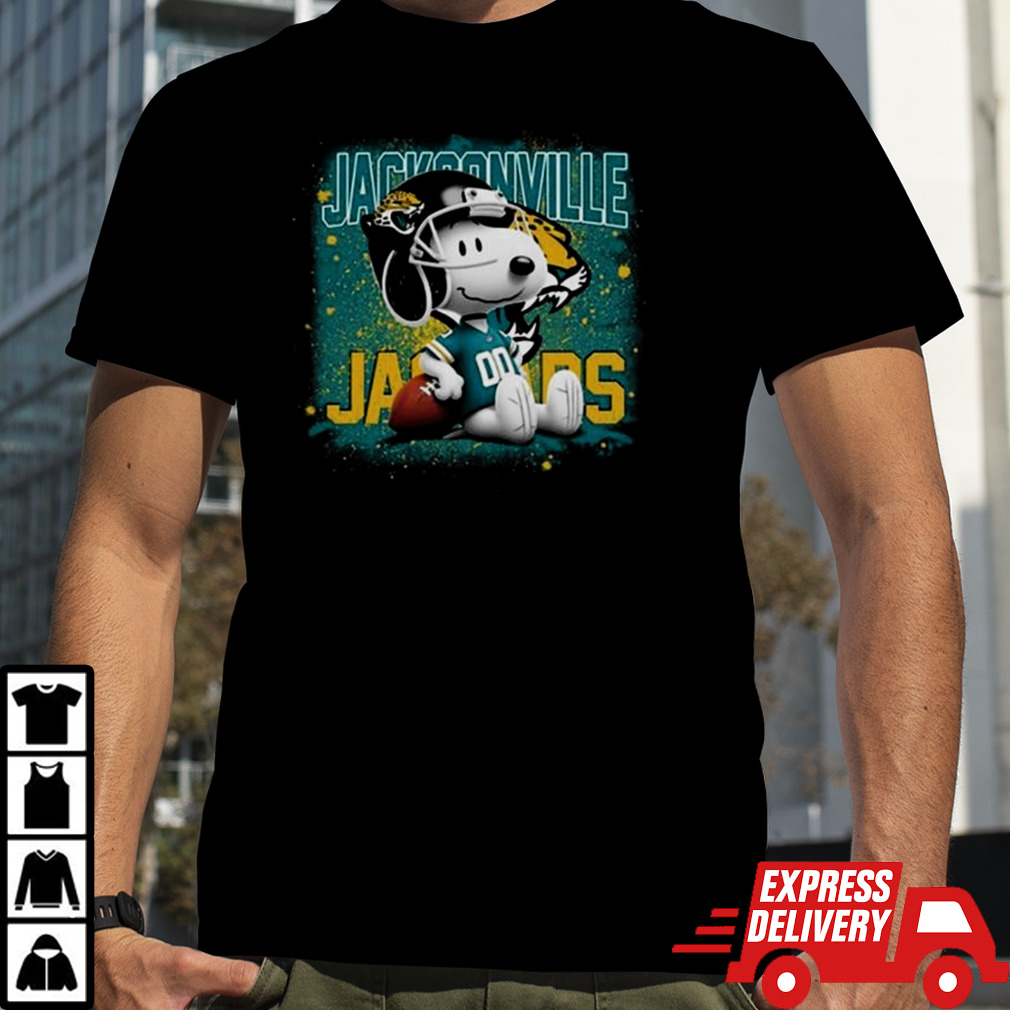 Jacksonville Jaguars Football Mix Snoopy T-shirt