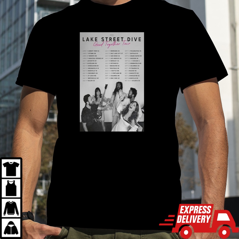 Lake Street Dive Good Together Tour 2024 T-shirt