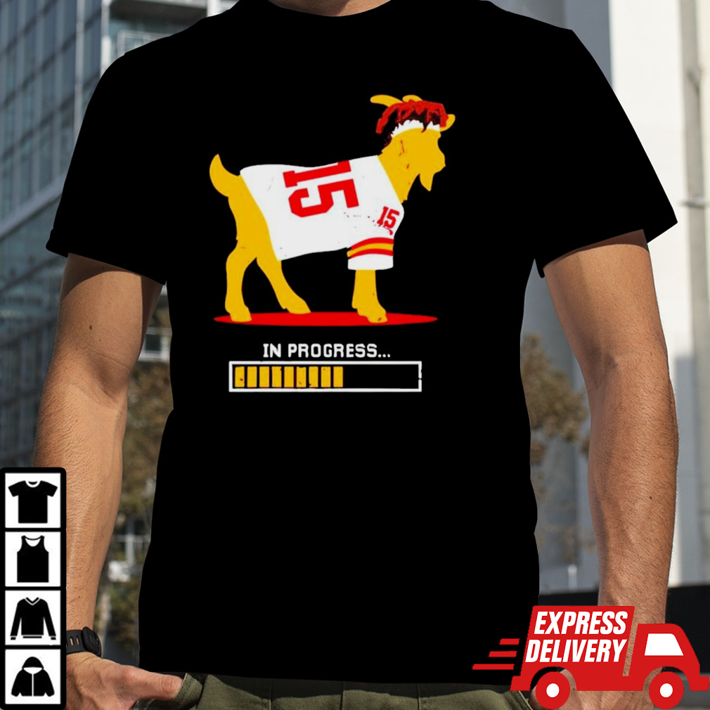 In progress Patrick Mahomes Goat for Kansas City shirt