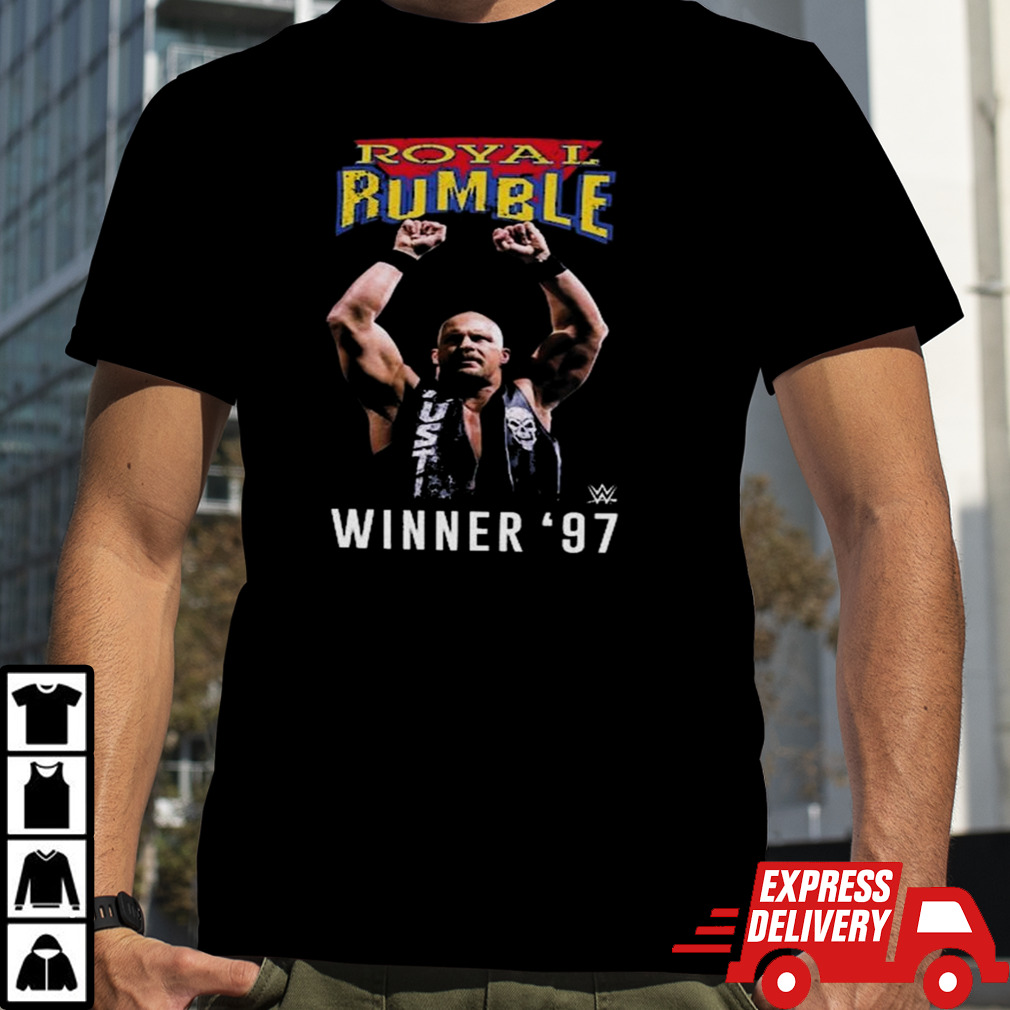 Junction Black Stone Cold Steve Austin 1997 Royal Rumble Winner T-shirt