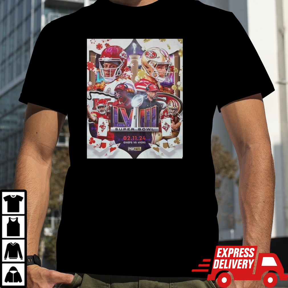 Kansas City Chiefs Vs San Francisco 49ers Super Bowl 2024 T-shirt