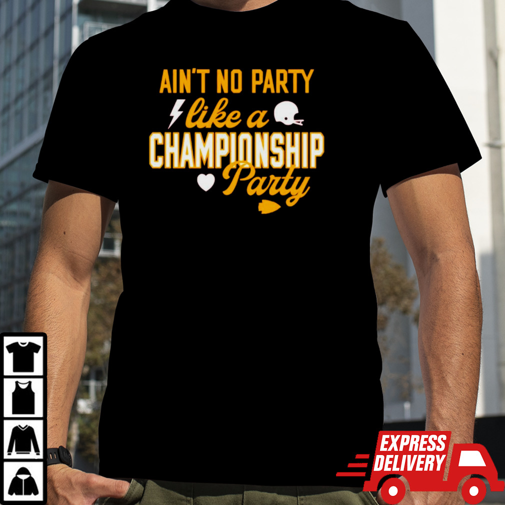 Kansas City Chiefs ain’t no party like a championship party helmet shirt