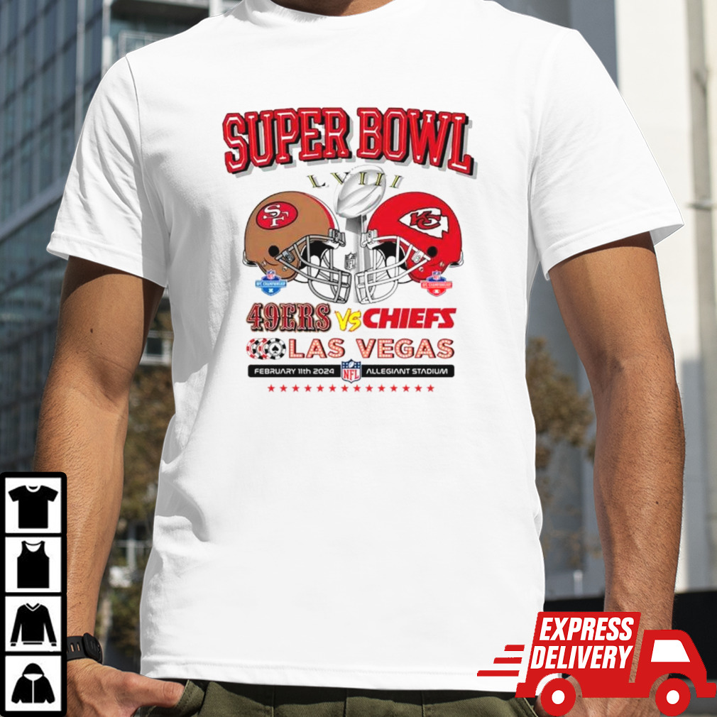 Super Bowl LVIII Kansas City Chiefs Vs San Francisco 49ers shirt