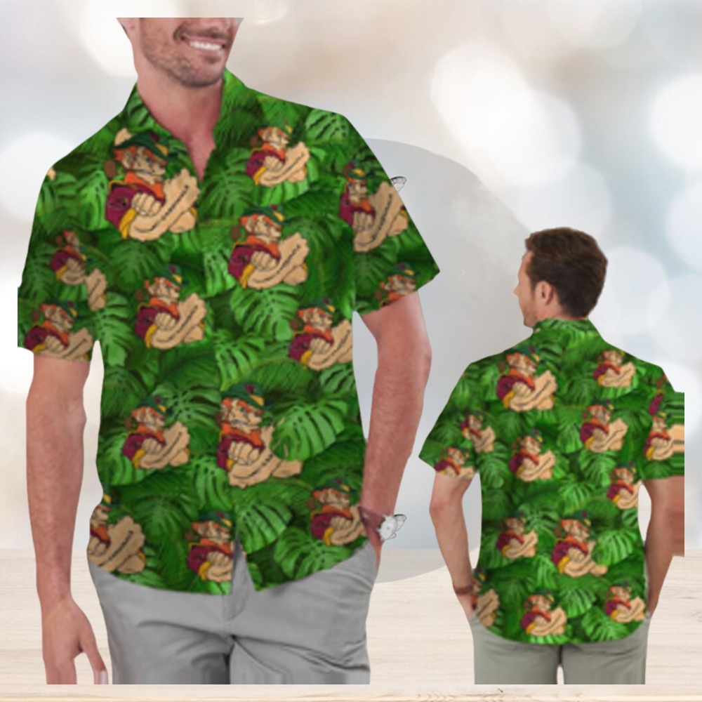 Arizona Cardinals Leprechaun St Patricks Day Button Up Hawaiian Shirt - Limotees