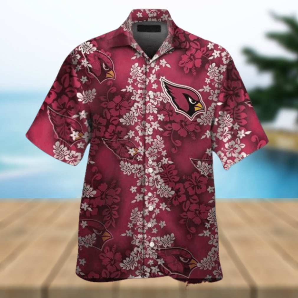 Arizona Cardinals Merch Tropical Elegance Hawaiian Shirt - Limotees