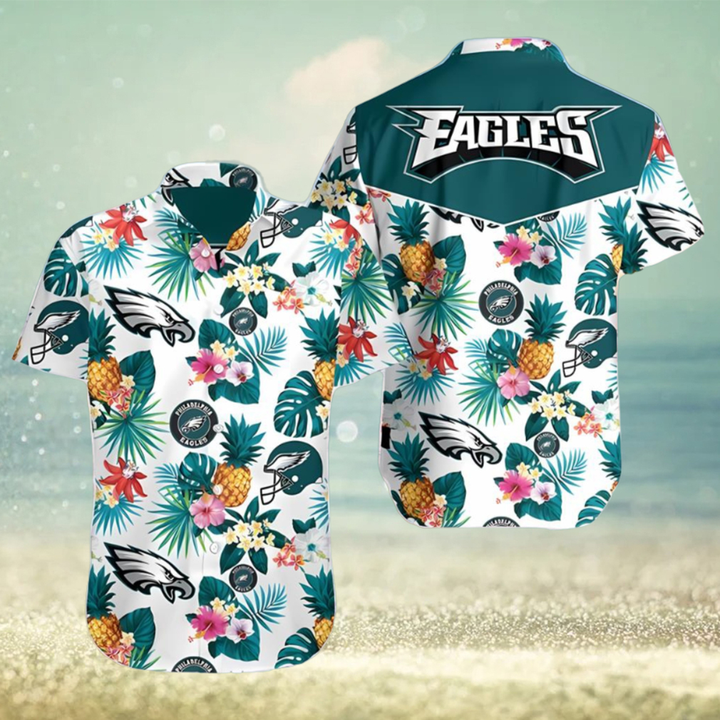 Best Philadelphia Eagles Hawaiian Aloha Shirt For Hot Fans - Limotees