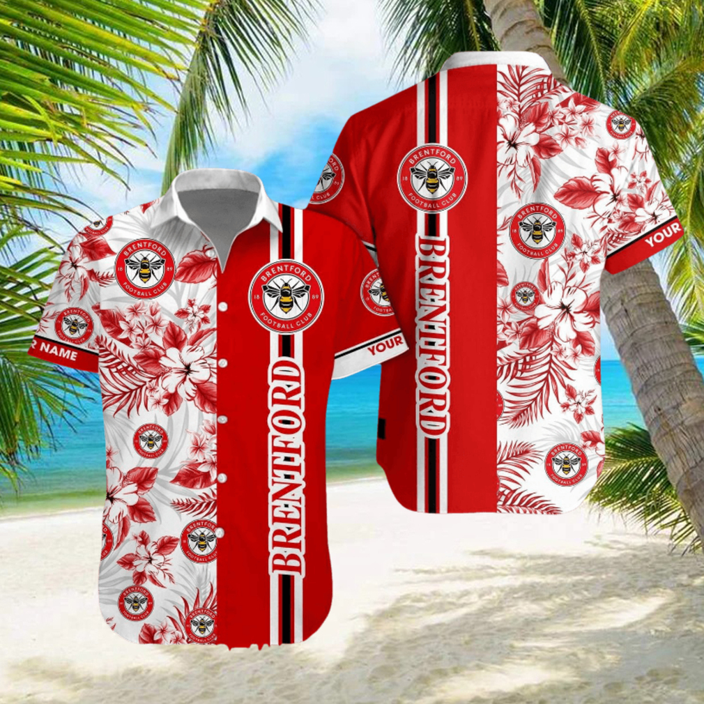 Brentford FC Personalized Full Printing Unisex Hawaiian Shirt - Limotees