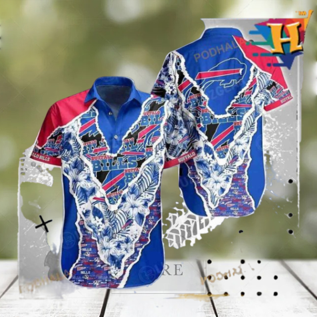 Buffalo Bills NFL Hawaii Shirt Floral Pattern Summer Hawaiian Shirt Best Fans - Limotees