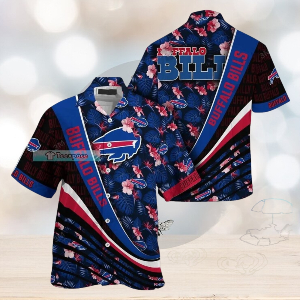 Buffalo Bills Tropical Flower Pattern Summer Hawaii Shirt - Limotees