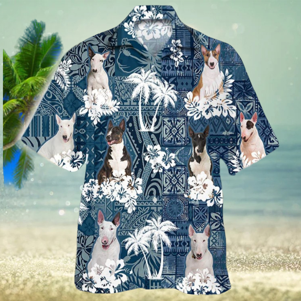 Bull Terrier Hawaiian Shirt Dog Aloha Shirt For Men Women Beach - Limotees