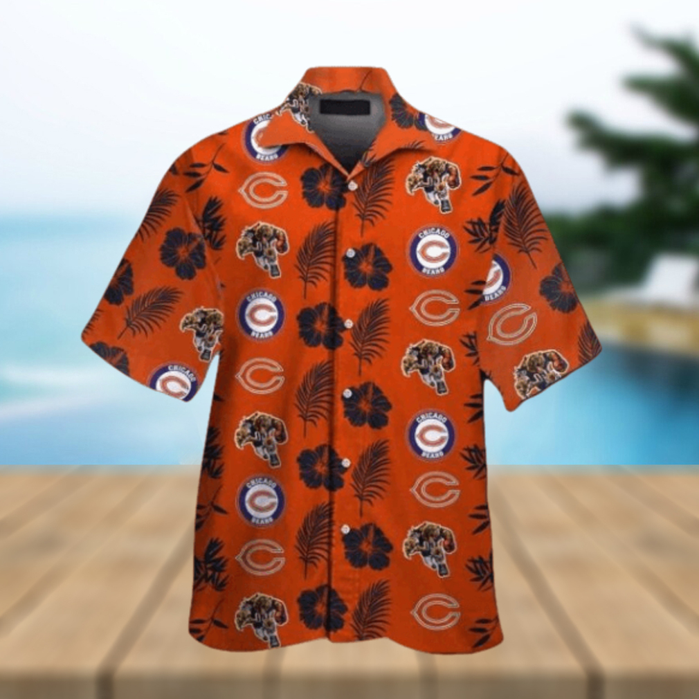 Chicago Bears Beachfront Style Short Sleeve Hawaiian Shirt - Limotees