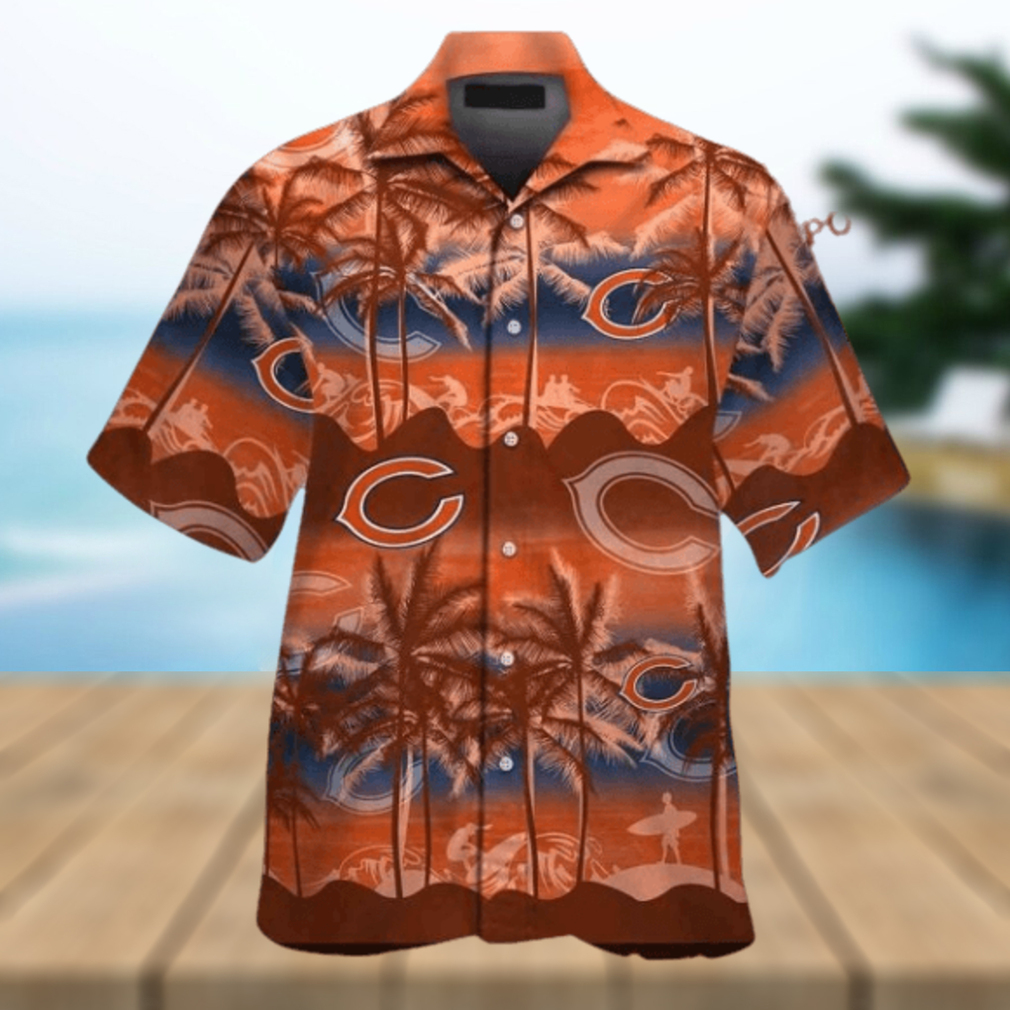 Chicago Bears Football Apparel Hawaiian Shirt with Tropical Vibe - Limotees