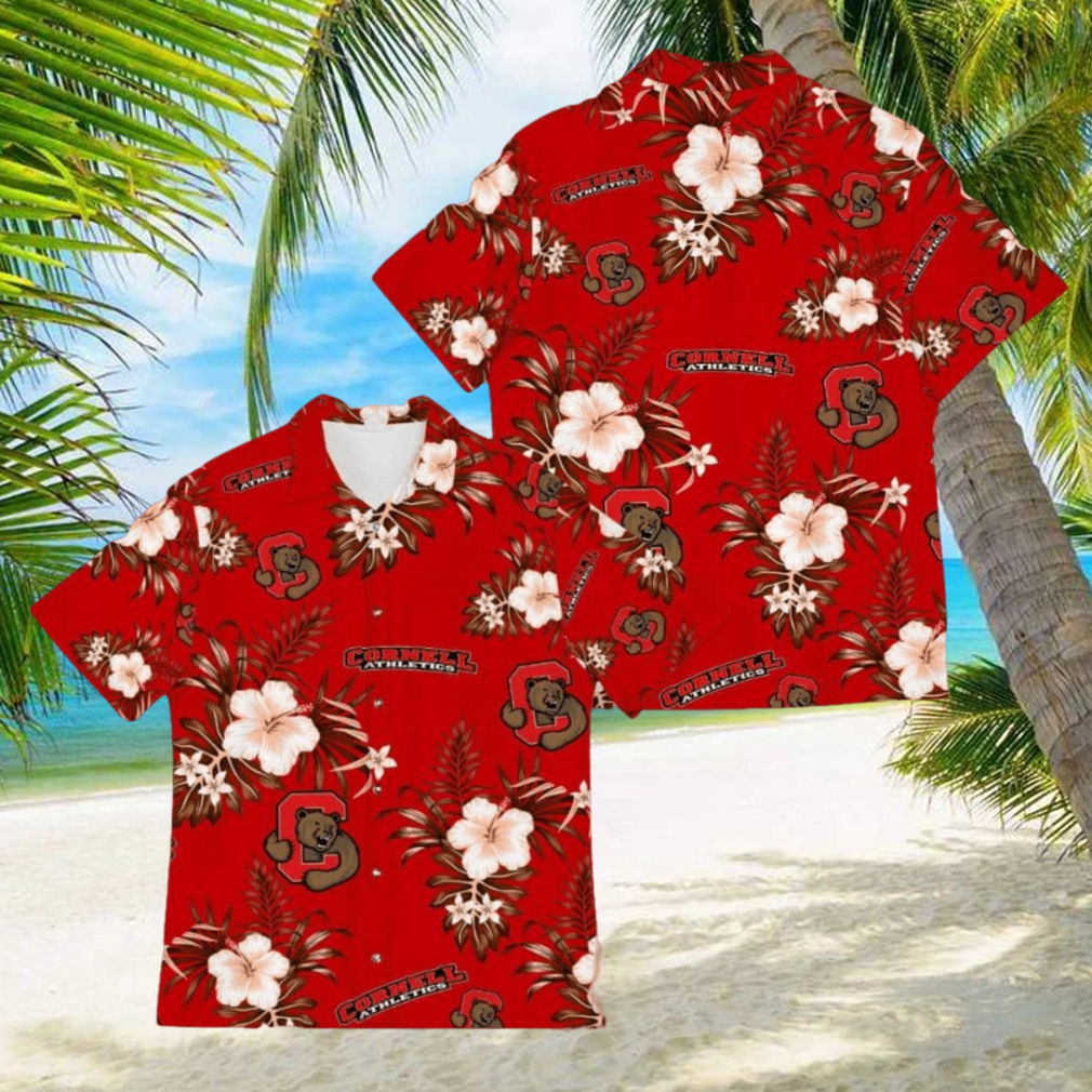 Cornell Big Red Sport Tropical 3D Hawaiian Shirt For Fans Men And Women Gift - Limotees