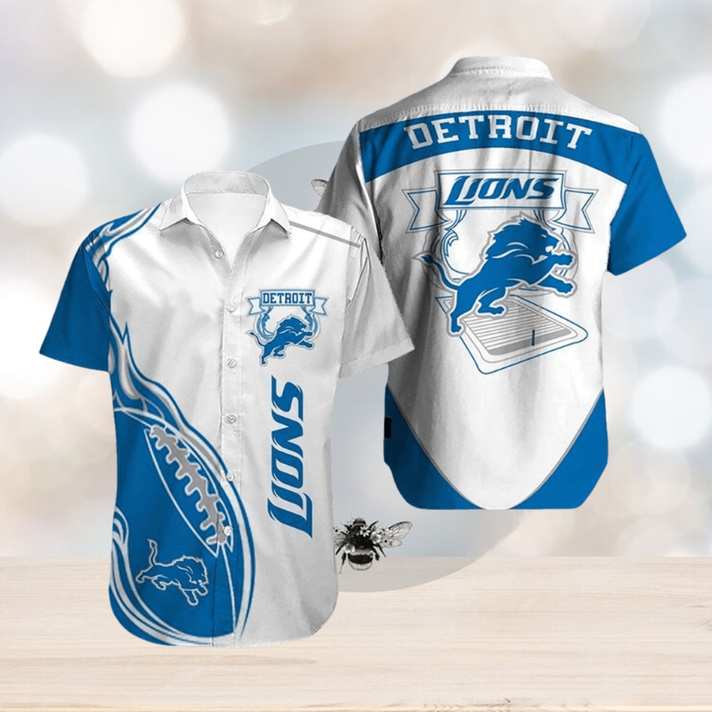 Detroit Lions Limited Edition Tropical Outfit Hawaiian Shirt - Limotees