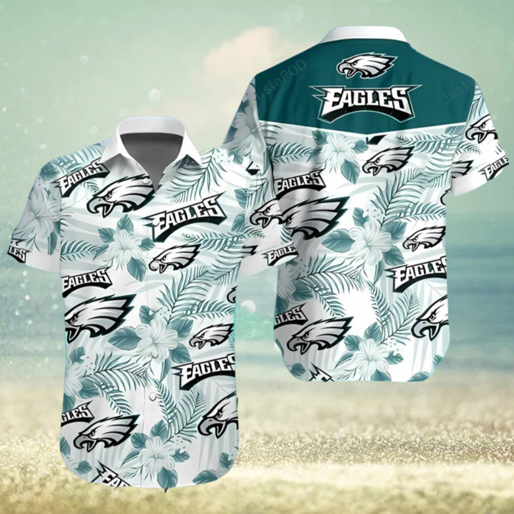 Fanmade Philadelphia Eagles Hawaiian Shirt Aloha Beach Summer - Limotees