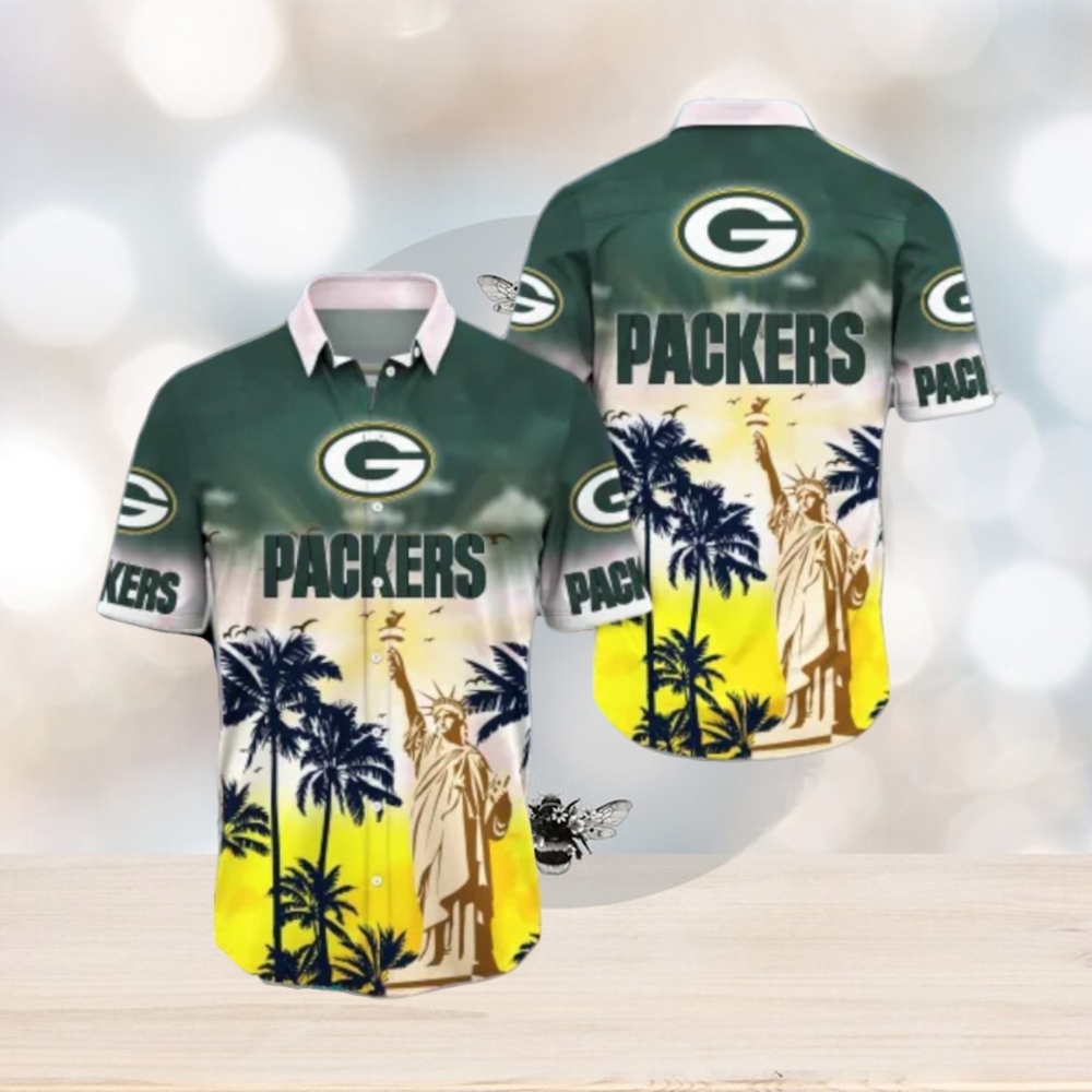 Green Bay Packers NFL Flower Hawaii Shirt Summer Football Shirts Style Gift - Limotees