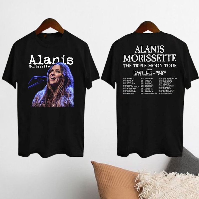 2024 Alanis Morissette The Triple Moon Tour TShirt, Alanis Morissette