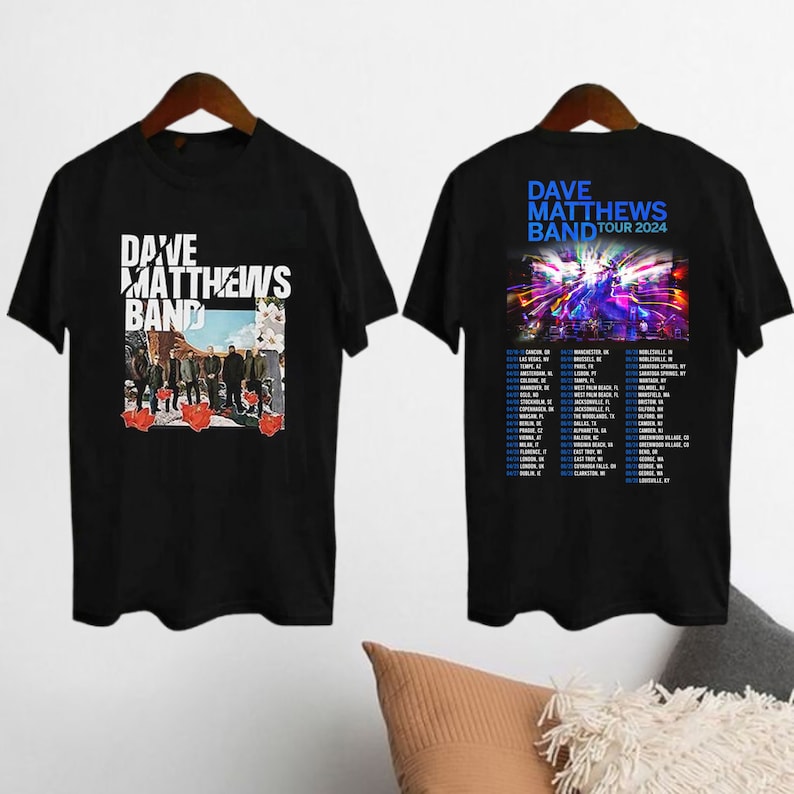 2024 Dave Matthews Band Summer Tour T-Shirt, Dave Matthews Band Graphic Shirt, DMB 2024 Tour Merch, Dave Matthews Band Fan Gift, DMB Shirt