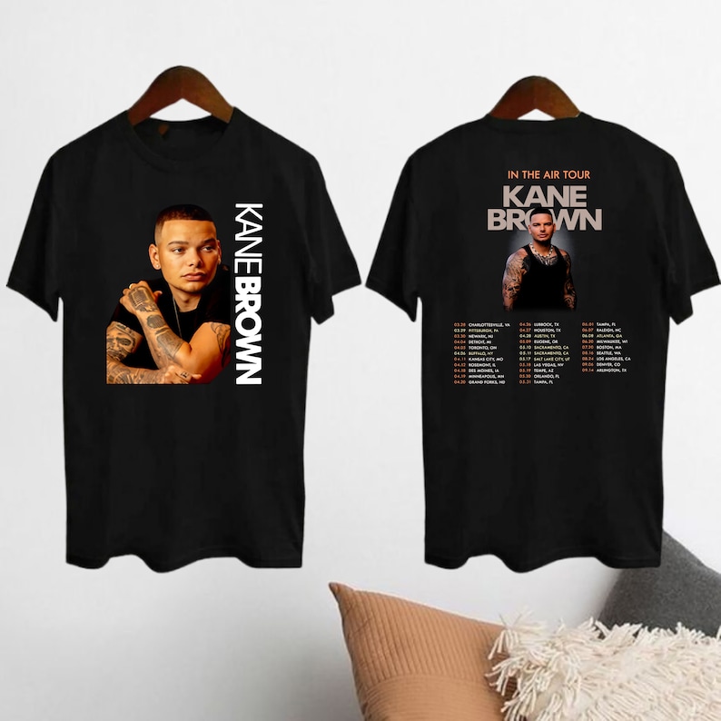 Kane Brown Graphic Shirt, Kane Brown In The Air Tour 2024 Shirt, Kane Brown Fan Gift Shirt, Kane Brown Tour Merch, Kane Brown Concert Shirt