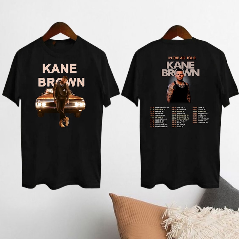 Kane Brown In The Air Tour 2024 Shirt, Kane Brown Fan Gift Shirt, Kane Brown Merch, Kane Brown Graphic Shirt, Kane Brown Shirt, Tour 2024