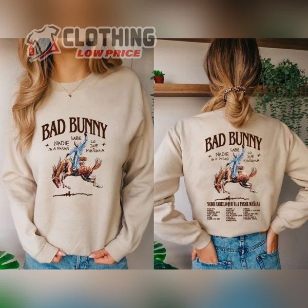 Nadie Sabe Lo Que Va Pasar Manana Shirt, Benito Sweatshirt, Bunny Sweater, Vintage Monaco Sweatshirt