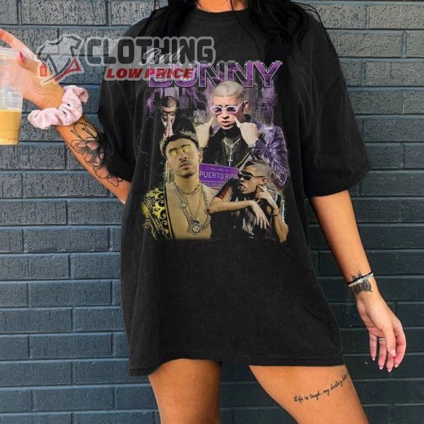 Vintage Bad Bunny Bootleg Shirt, Nadie Sabe Lo Que Va A Pasar Ma�ana