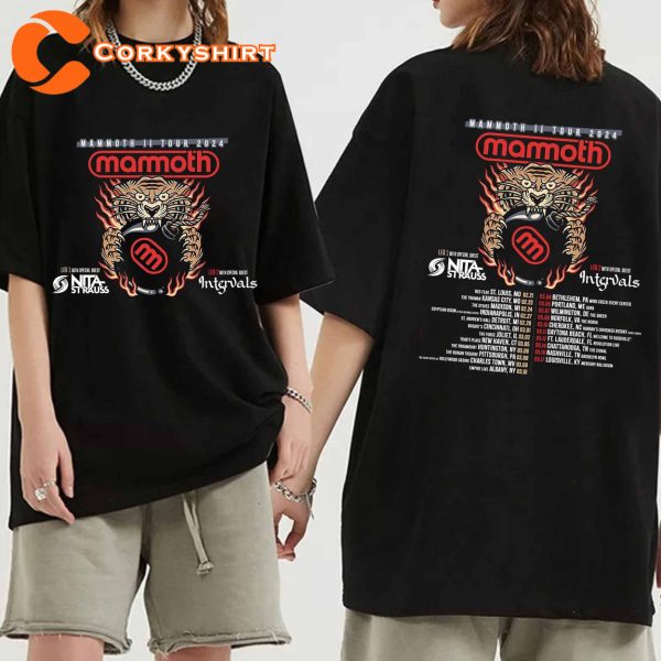 Mammoth WVH T Shirt Wolfgang Van Halen Tour