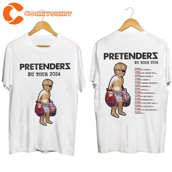 The Pretenders T Shirt EU Tour 2024