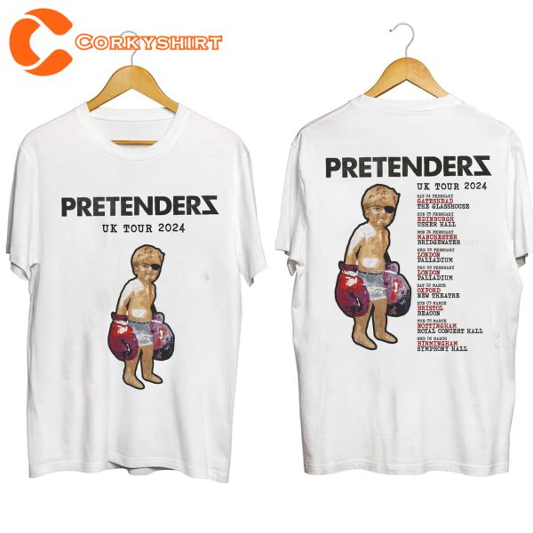 The Pretenders T Shirt UK Tour 2024