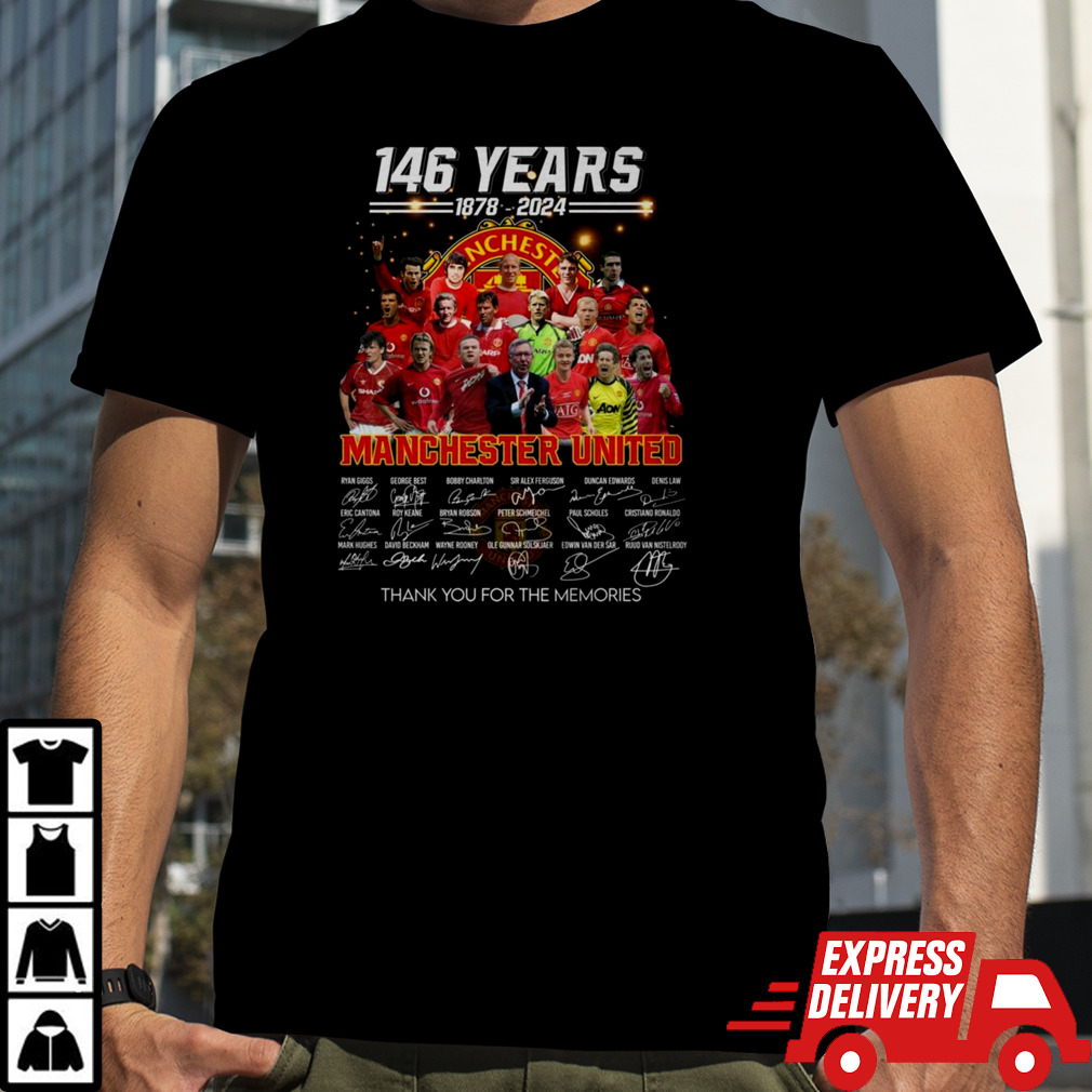 146 Years 1878 – 2024 Manchester United Thank You For The Memories T Shirt