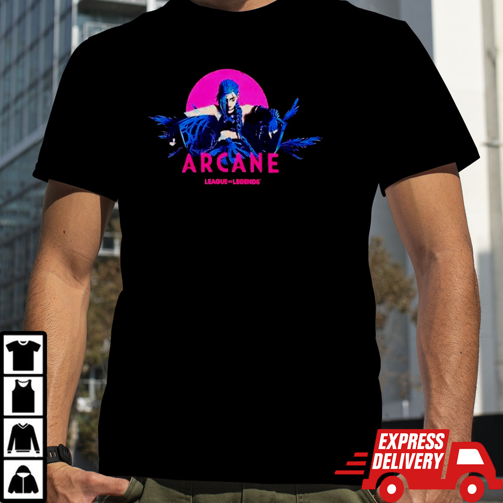 Arcane Jinx Sitting LOL shirt