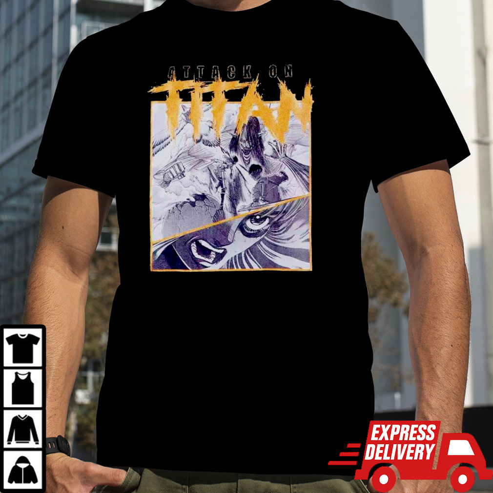 Attack On Titan Final Battle Metallic Print shirt