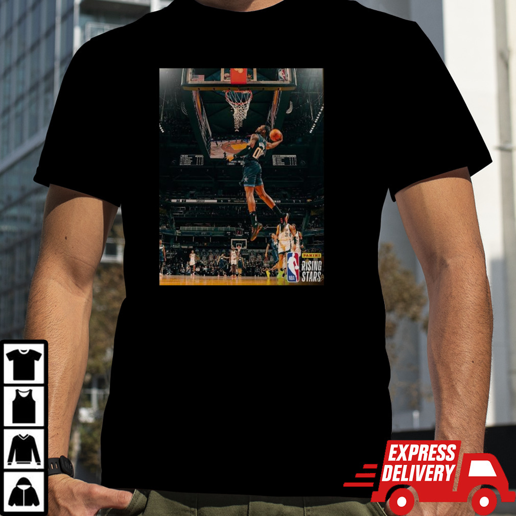 Bennedict Mathurin Dunk At Panini Rising Stars 2024 Nba All-star T-shirt